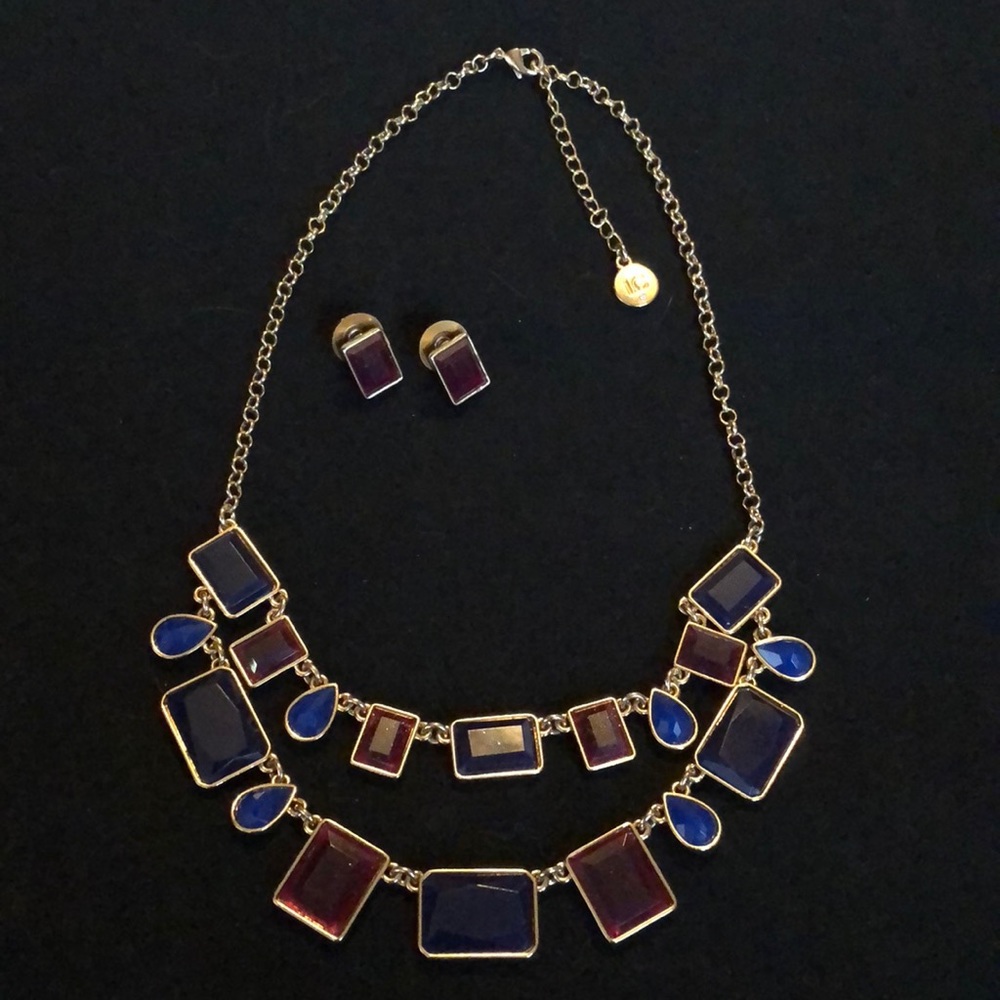 Liz Claiborne Necklace & Earring Set